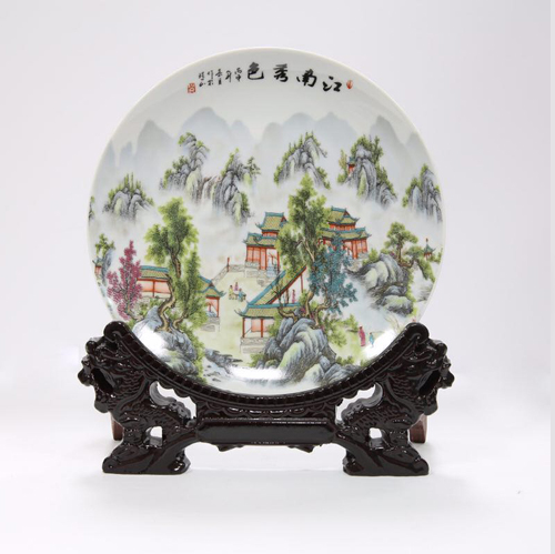Ceramic Decorative Plate Set