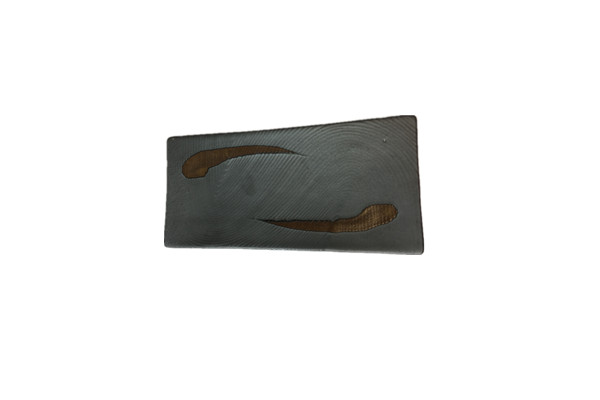 9-1/2'' X 4-3/8'' Ceramic Grey Plate | White Stone