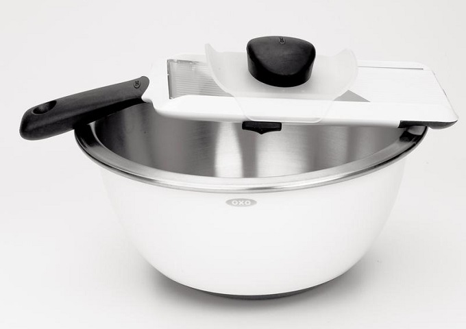Hand-Held Mandoline, 11.5" / 29 cm | White Stone
