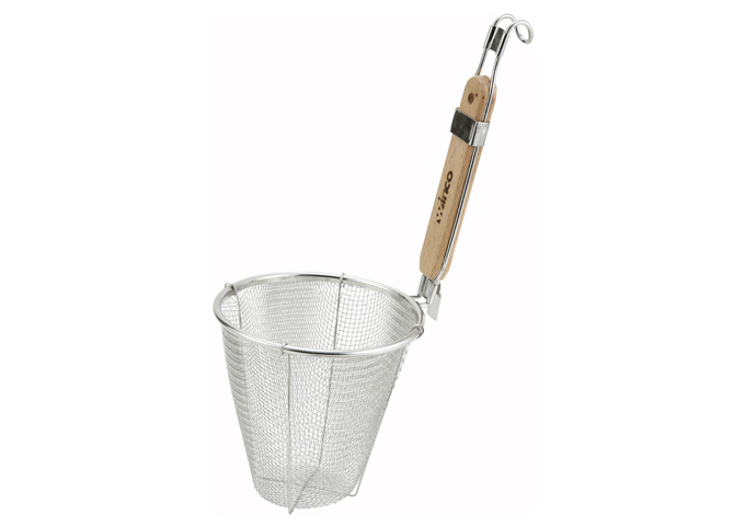 5-1/2" Single Mesh Strainer, Deep Bowl, S/S | White Stone