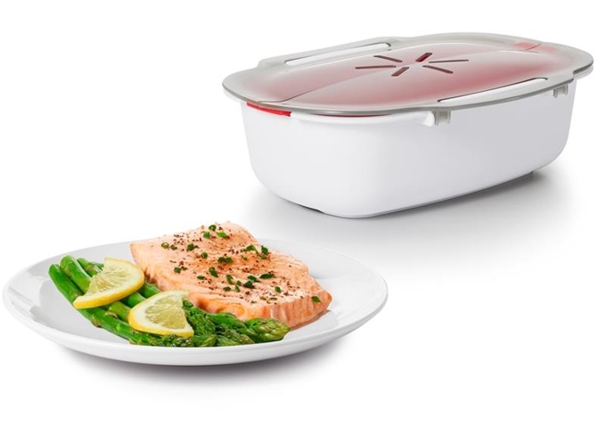 Microwave Steamer | White Stone