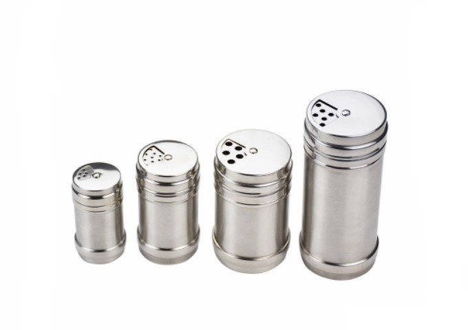 4 Oz Adjustable Shaker Dredge, Stainless Steel | White Stone