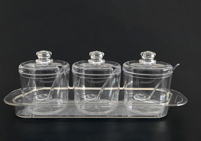 PC SEASONING POT & STAINLESS STEEL HOLDER | White Stone