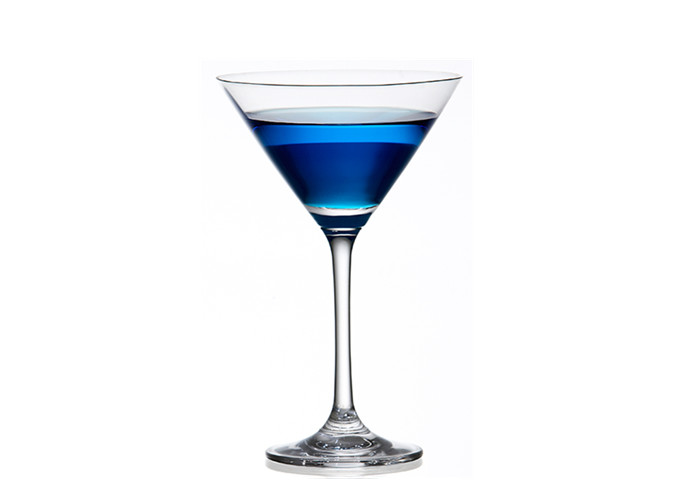 Stone Island Crystal Martini Glasses, 10 Oz / 6 Pc | White Stone