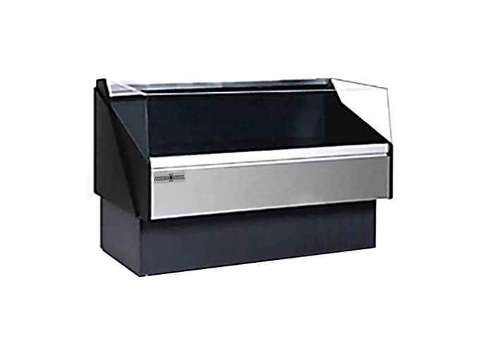 KPM-OF-60-S Open Front Deli Case | White Stone