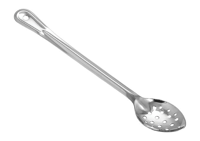 15" Perf Basting Spoon, 1.5mm, S/S | White Stone