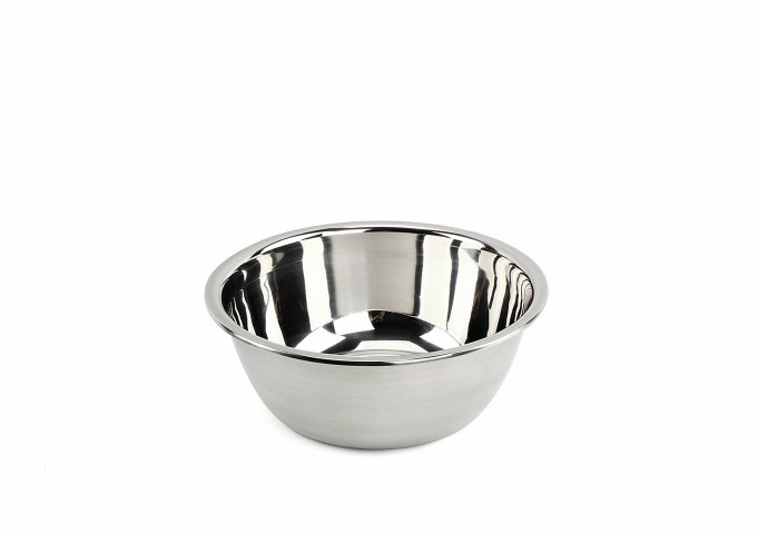 11", Stainless Steel, Mixing Bowl | White Stone