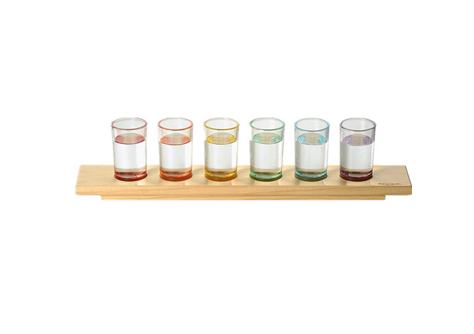 Anton Studio Design Salut Rectangular Shot Set | White Stone