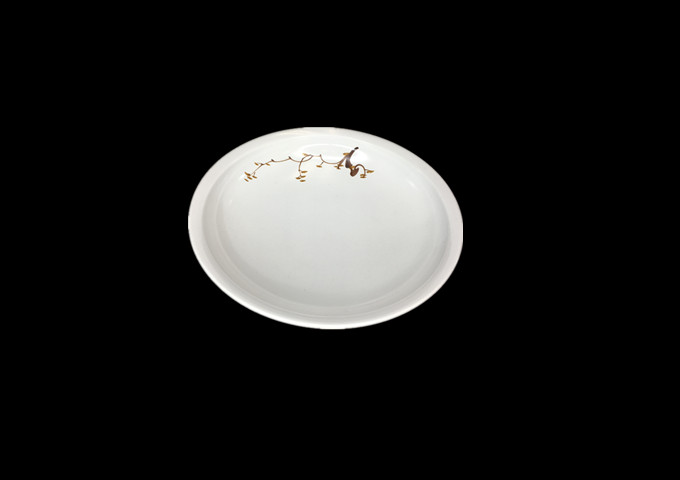 Whitestone Ceramic Plate-Pis, 9" | White Stone
