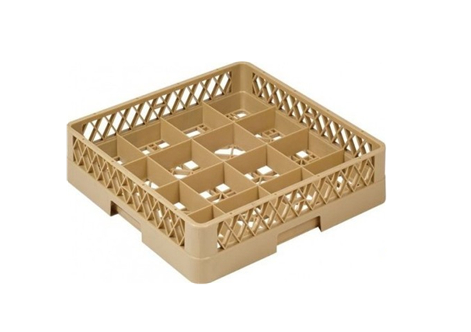 16-Compartment GlassRack | White Stone