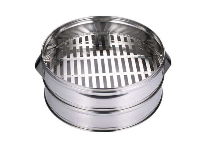 STAINLESS STEEL STEAMER, 15'' DIAMETER | White Stone