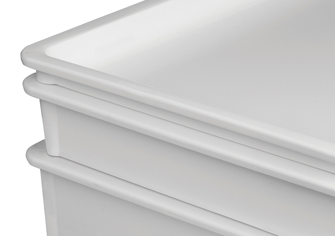 Dough Box, 25-5/8" x 18" x 6", PP | White Stone