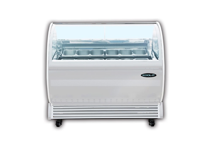 KCG-74 Gelato Display Freezer | White Stone