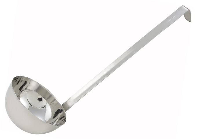 32oz Ladle, Two-piece, S/S | White Stone