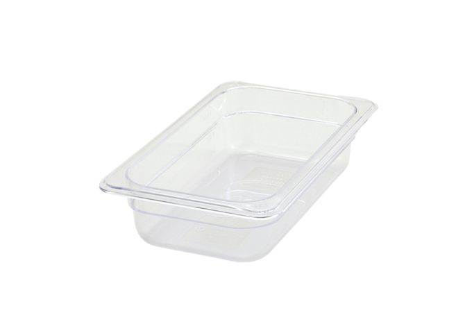 PC Food Pan, 1/4 Size, 2.5'' Depth | White Stone