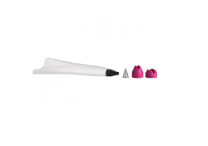 4-PIECE REUSABLE DECORATING SET | White Stone