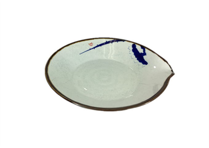 Whitestone Ceramic Threaded Mouth Bowl, 8'' | White Stone