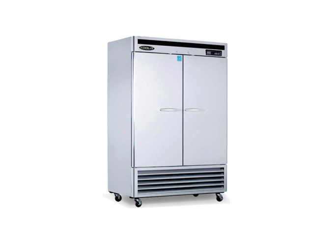 KBSR - 2 Double Door Refrigerator Bottom Mount | White Stone