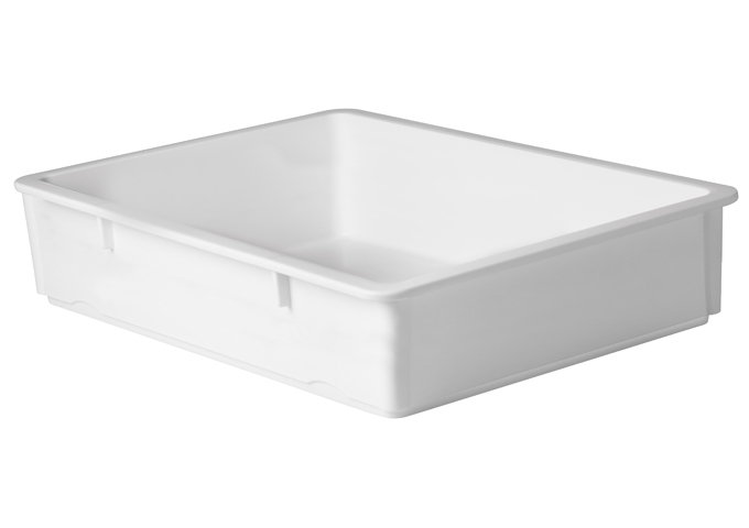 Dough Box, 25-5/8" x 18" x 6", PP | White Stone