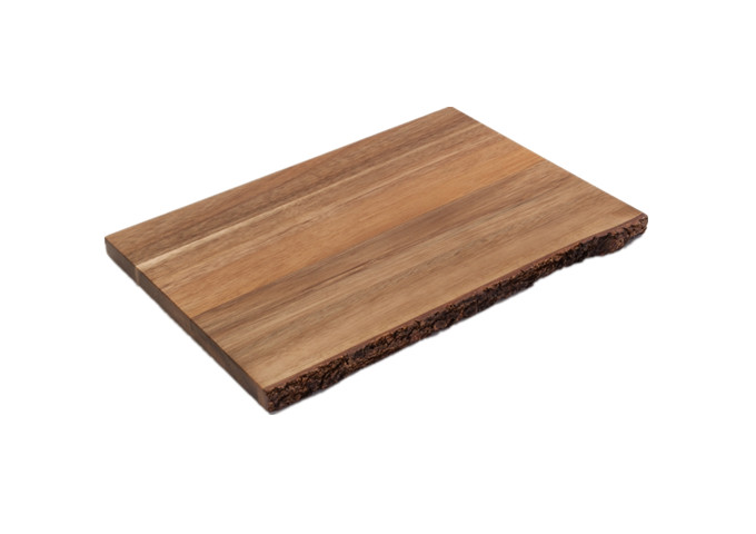 Danesco Natural Living Artisan San Serving Board, 7.5" X 11.75" | White Stone