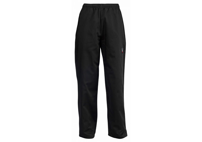 Chef pants, black, M | White Stone