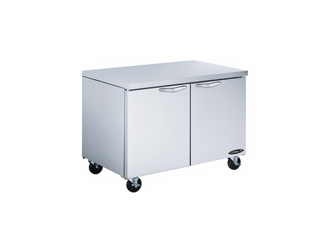 KUCF-48-2 Undercounter Freezer 48" | White Stone