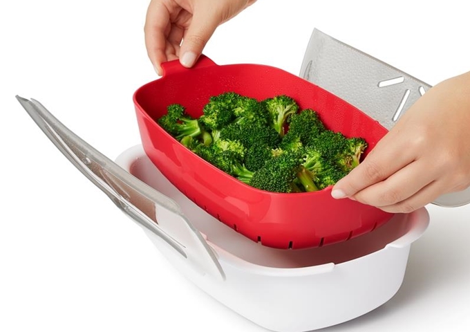 Microwave Steamer | White Stone