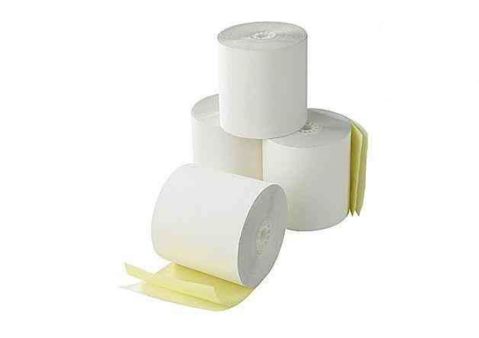 Bond Paper Rolls, 3" x 3" 2 Ply, 50/Case | White Stone