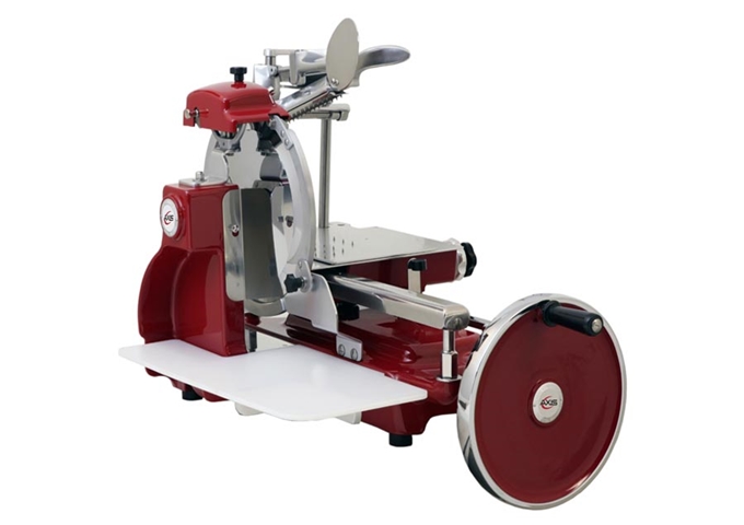 12" Flywheel Slicer Red | White Stone