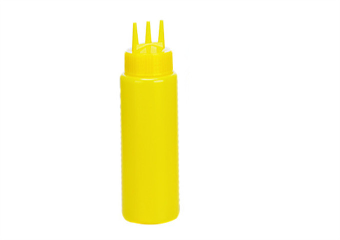 Squeeze Bottle, 16 oz Yellow, Triple Tips | White Stone