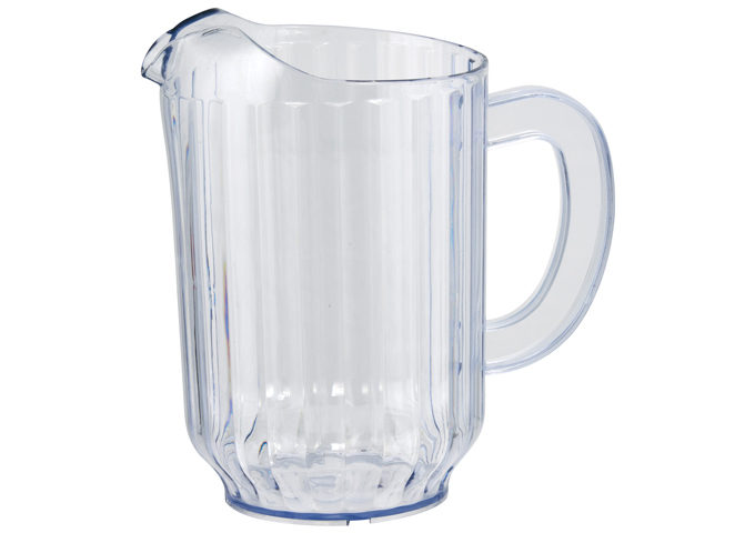 60oz Plastic Water Pitchers, Clear | White Stone