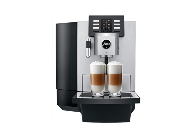 JURA - X8 Professional Automatic Espresso Machine, Platinum-15177 | White Stone