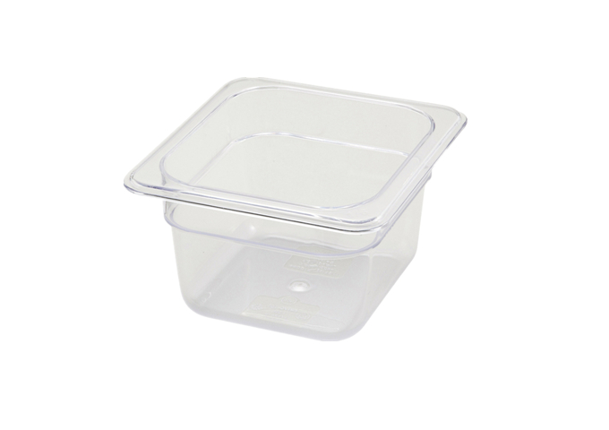 PC Food Pan, 1/6 Size, 3.5'' Depth | White Stone
