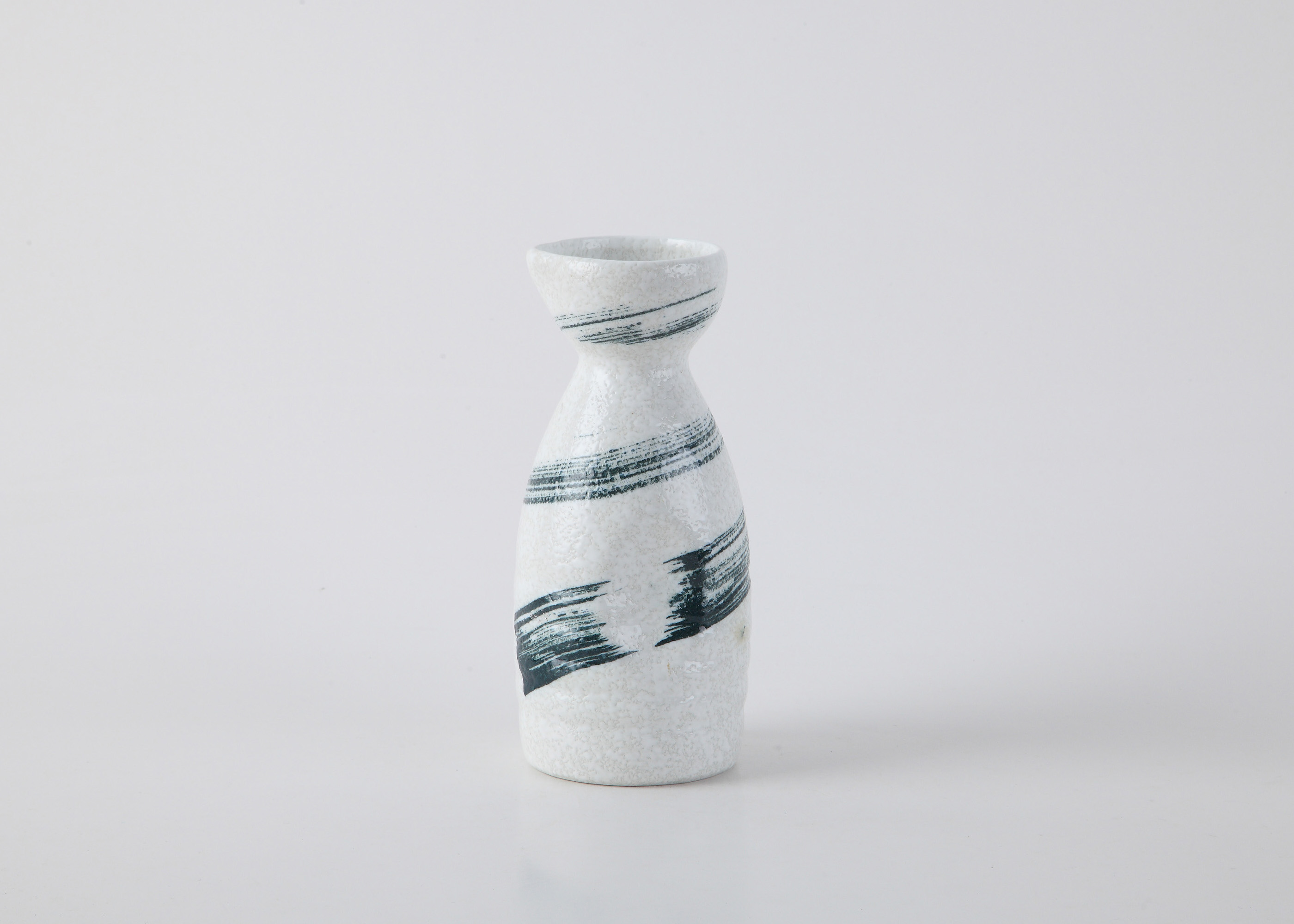 12 OZ SAKE BOTTLE, CERAMIC TC | White Stone