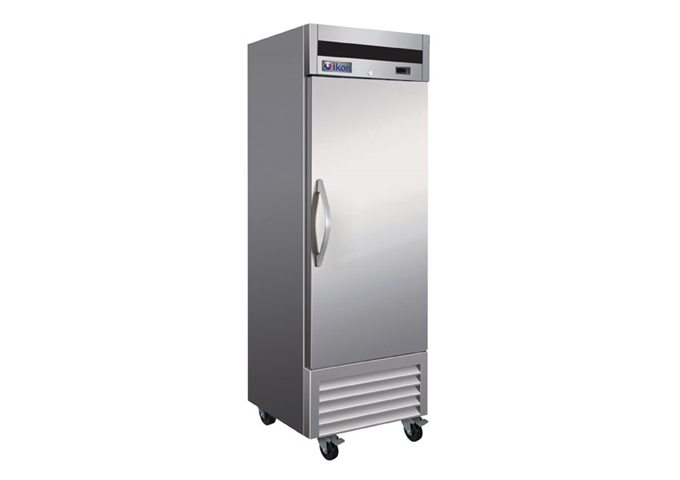 IB27F Single Door Bottom Mount Freezer | White Stone