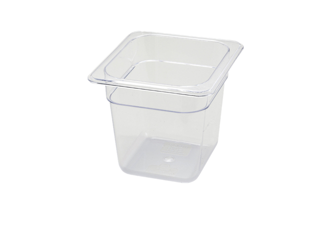 PC Food Pan, 1/6 Size, 5.5'' Depth | White Stone