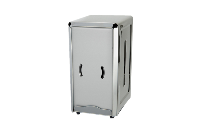 Napkin Dispenser, 3-1/2" x 7", S/S | White Stone