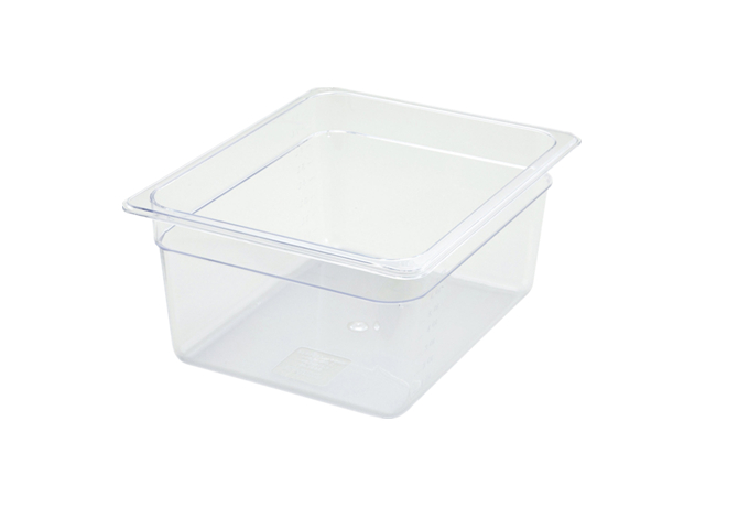 PC Food Pan, 1/2 Size, 5.5'' Depth | White Stone