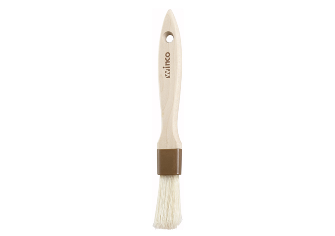 Pastry/Basting Brush, Boar Bristle, 1" Wide | White Stone