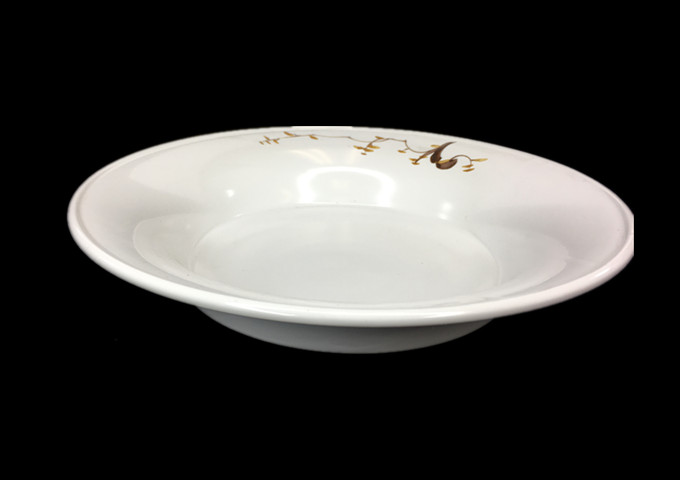 Whitestone 12" Ceramic Soup Bowl Flat Bottom-PIS | White Stone