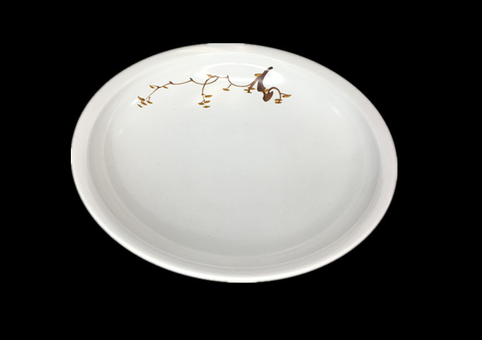 Whitestone Ceramic Round Plate-Pis, 12" | White Stone