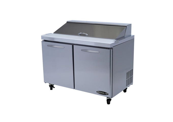 KST-48-2 Sandwich Prep Table 48" | White Stone