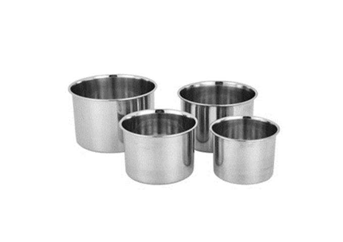 4.5", Stainless Steel, Insert, Water Pan | White Stone