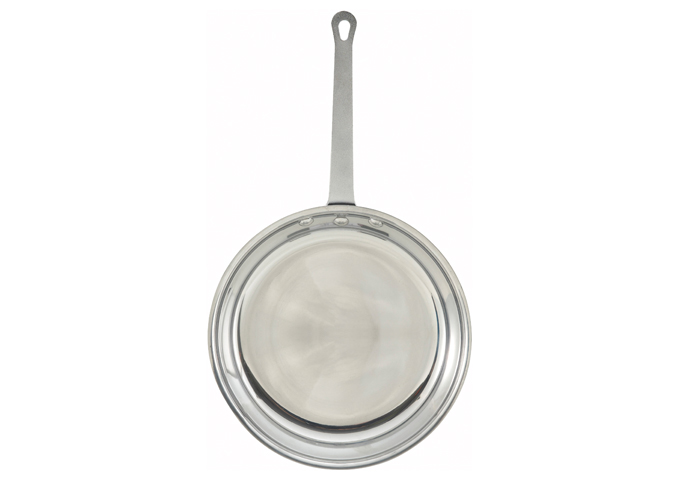 8" Alu Fry Pan, Majestic, Mirror Finish | White Stone