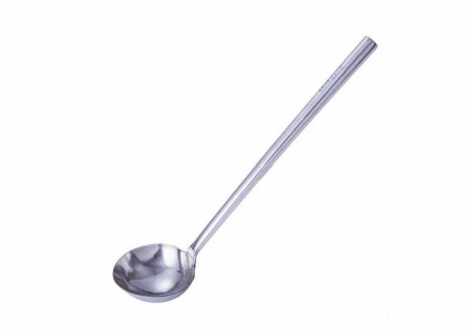 Wok Ladle 16",Stainless Steel | White Stone