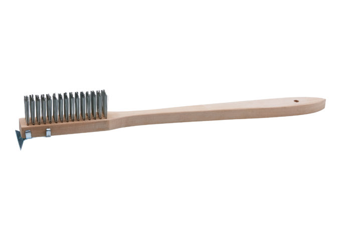 20" Wire Brush | White Stone