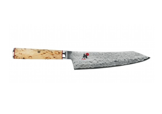 Miyabi - 5000MCD 7" Birchwood Rocking Santoku Knife | White Stone