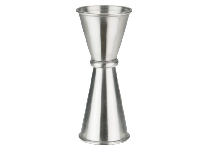 Japanese-Style Jigger, 1 Oz. x 1.25 Oz, stainless steel(30g) | White Stone