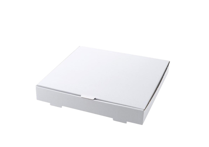 Plain White Pizza Boxes - 10''x10''x2", 50/Case | White Stone
