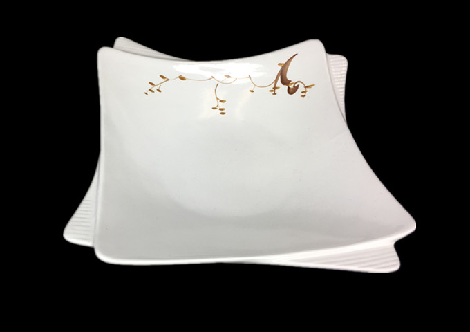 Whitestone 9-1/2'' Ceramic  Square Bowl-PIS | White Stone